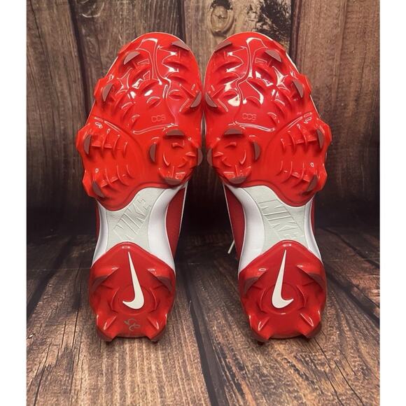 Nike Force Trout 9 Pro MCS Baseball Cleats White Red Men’s Size 14 (FZ0915-104) - Picture 5 of 5